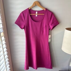 NWT Balance Collection Short Sleeve Festival‎ Fuchsia Dress